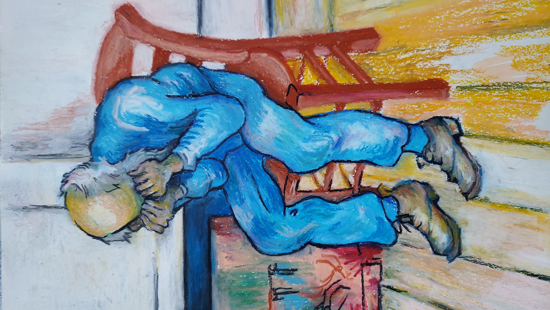 Impressionist interpretation of Van Gogh's At Eternity's Gate