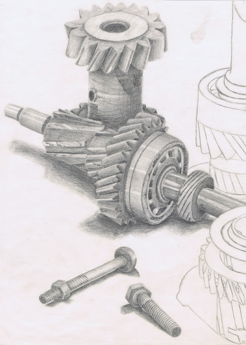 Detailed graphite study of automotive mechanical parts